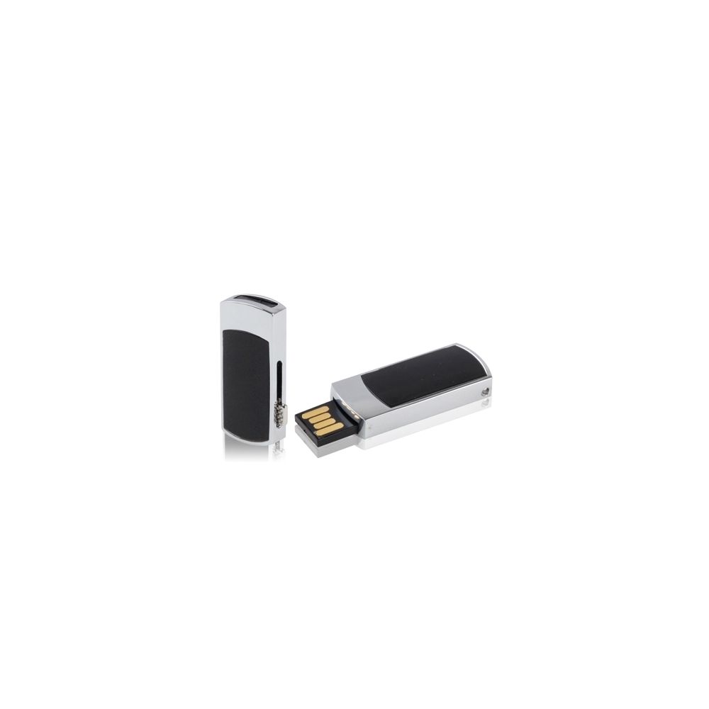 Wewoo - Clé USB noir Couleur et argent, disque flash USB 2.0 2 Go - Clés USB
