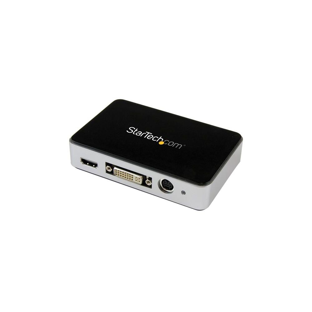 Startech - Boîtier d'acquisition vidéo HD USB 3.0 - Enregistreur vidéo HDMI / DVI / VGA / Composant - 1080p - 60fps - Boitier d'acquisition
