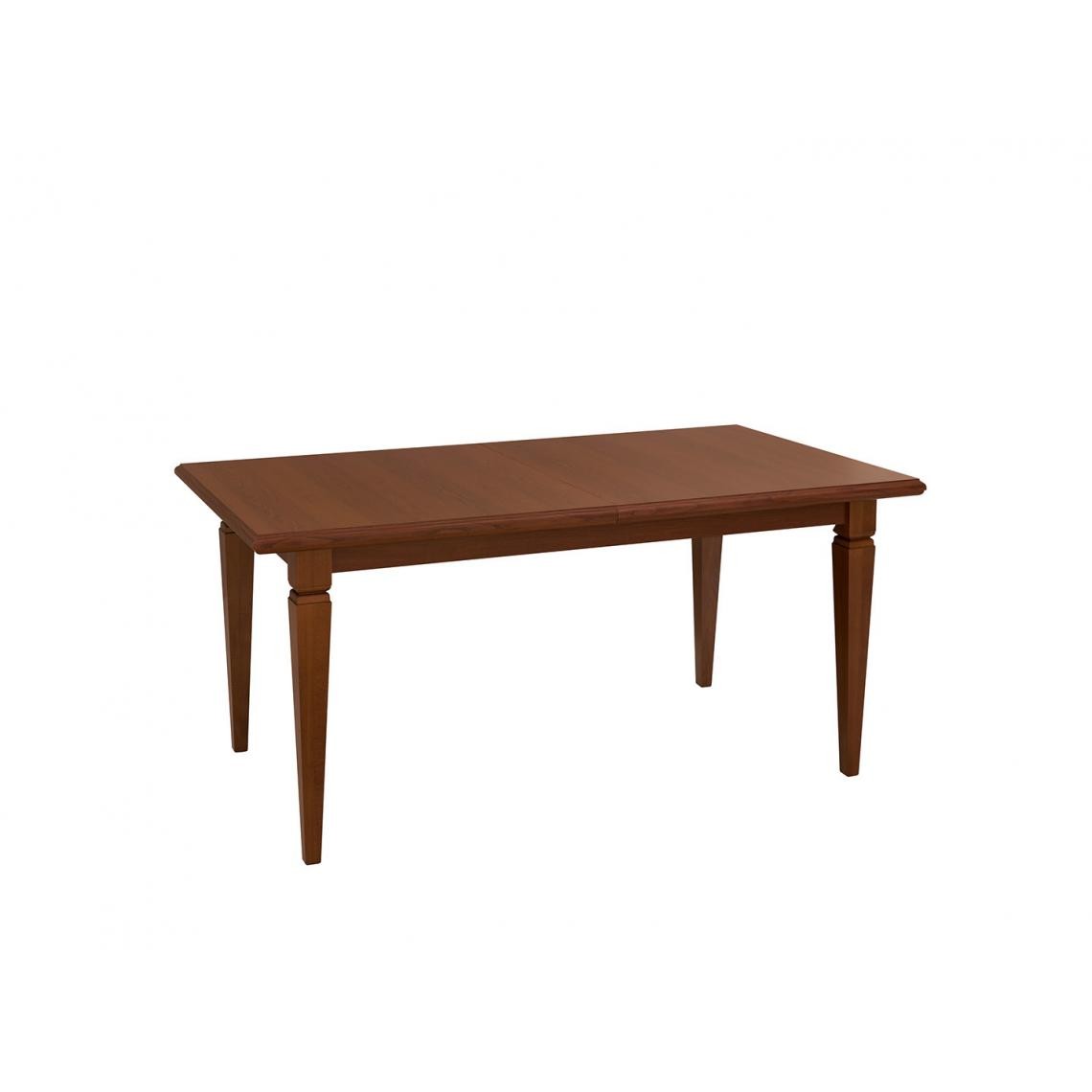 Hucoco - KENTO - Table extensible salon/cuisine/salle à manger - Style classique - 160-200x90x76.5 cm - Bois de hêtre - Marron - Tables d'appoint