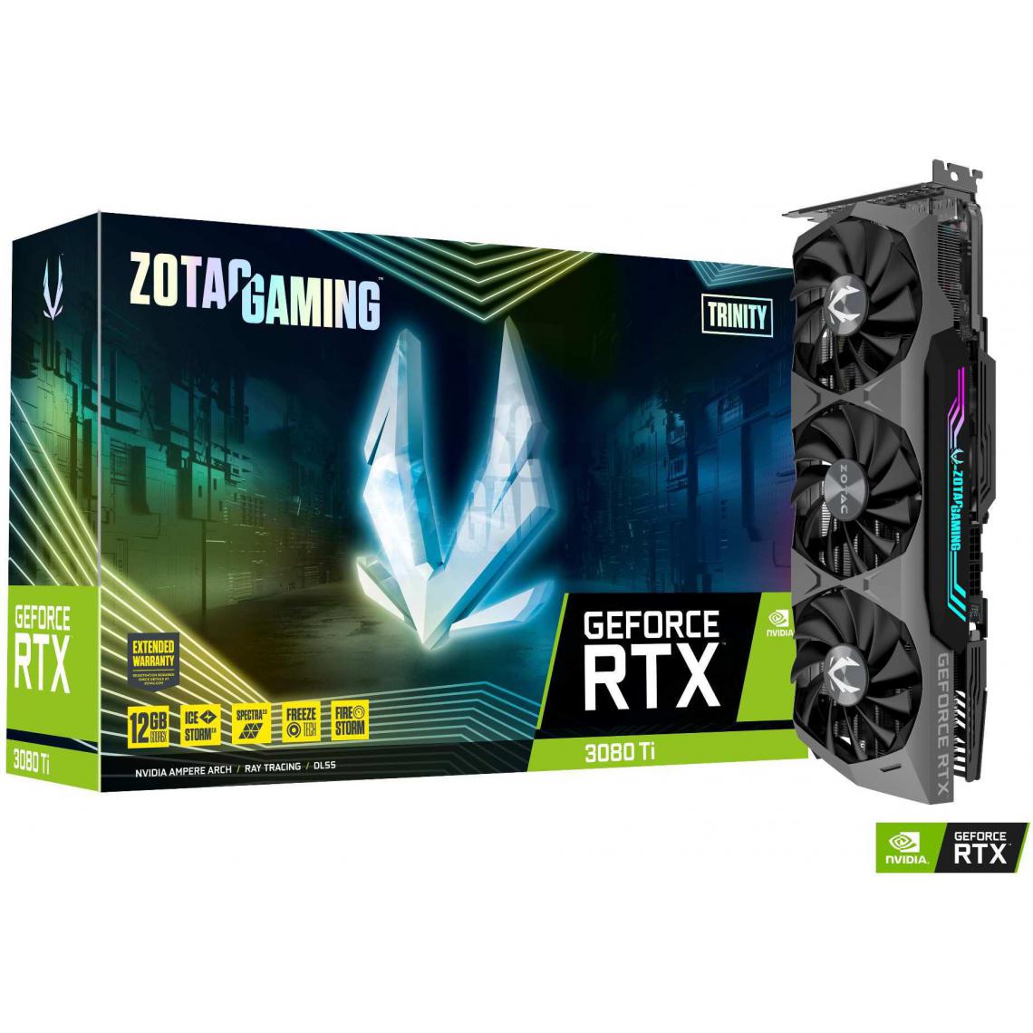 Zotac - GAMING GeForce RTX 3080 Ti TRINITY - Carte Graphique NVIDIA