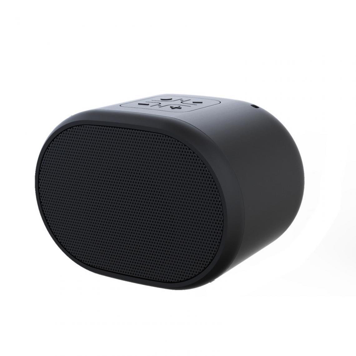 Universal - Haut-parleur portable stéréo Bluetooth 5.0 sans fil, microphone intégré, son HiFi étanche, avec subwoofer, support ordinateur USB/TF | subwoofer (noir) - Enceinte PC