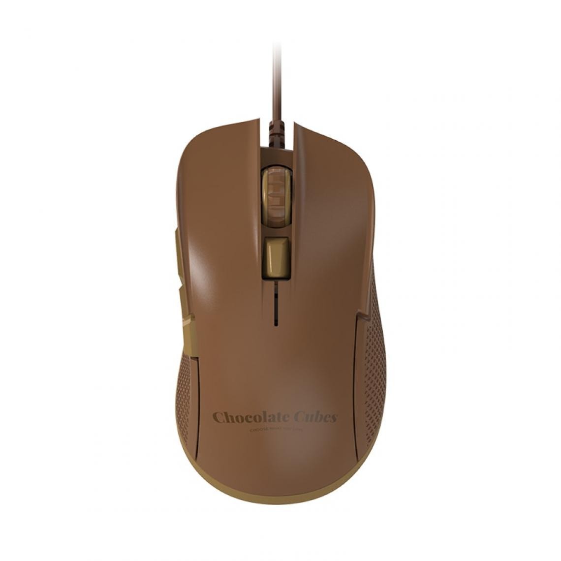 Universal - Chocolate Mouse 12400dpi Pro Gaming Mouse pour ordinateur portable Ensemble d'ordinateurs tout en un sur un PC Souris USB filaire Repos | Mouse(brun) - Souris