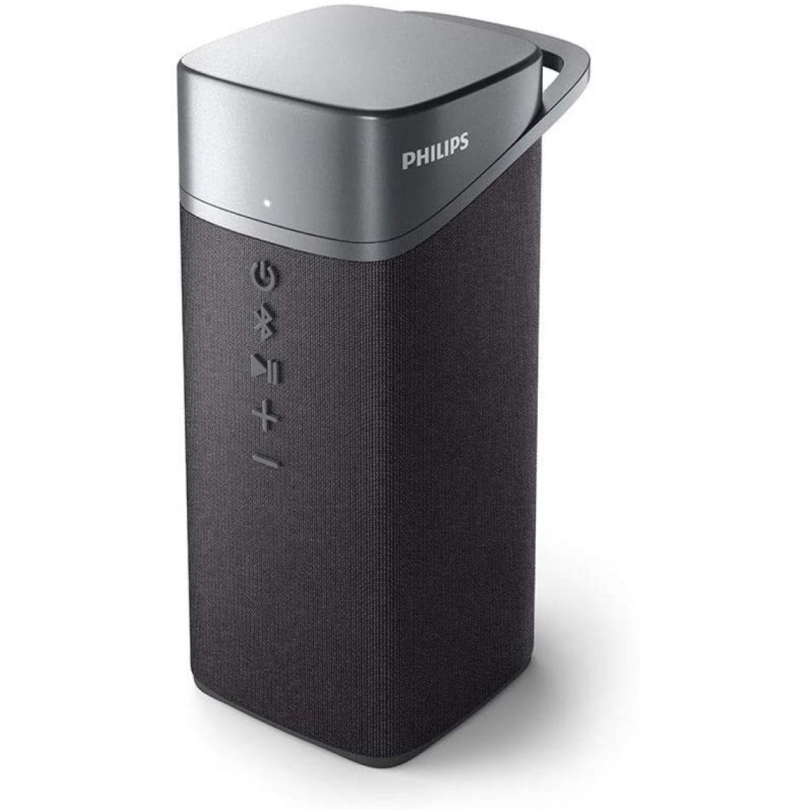 Philips - haut-parleur Bluetooth portable avec 10 heures autonomie gris noir - Enceintes Hifi