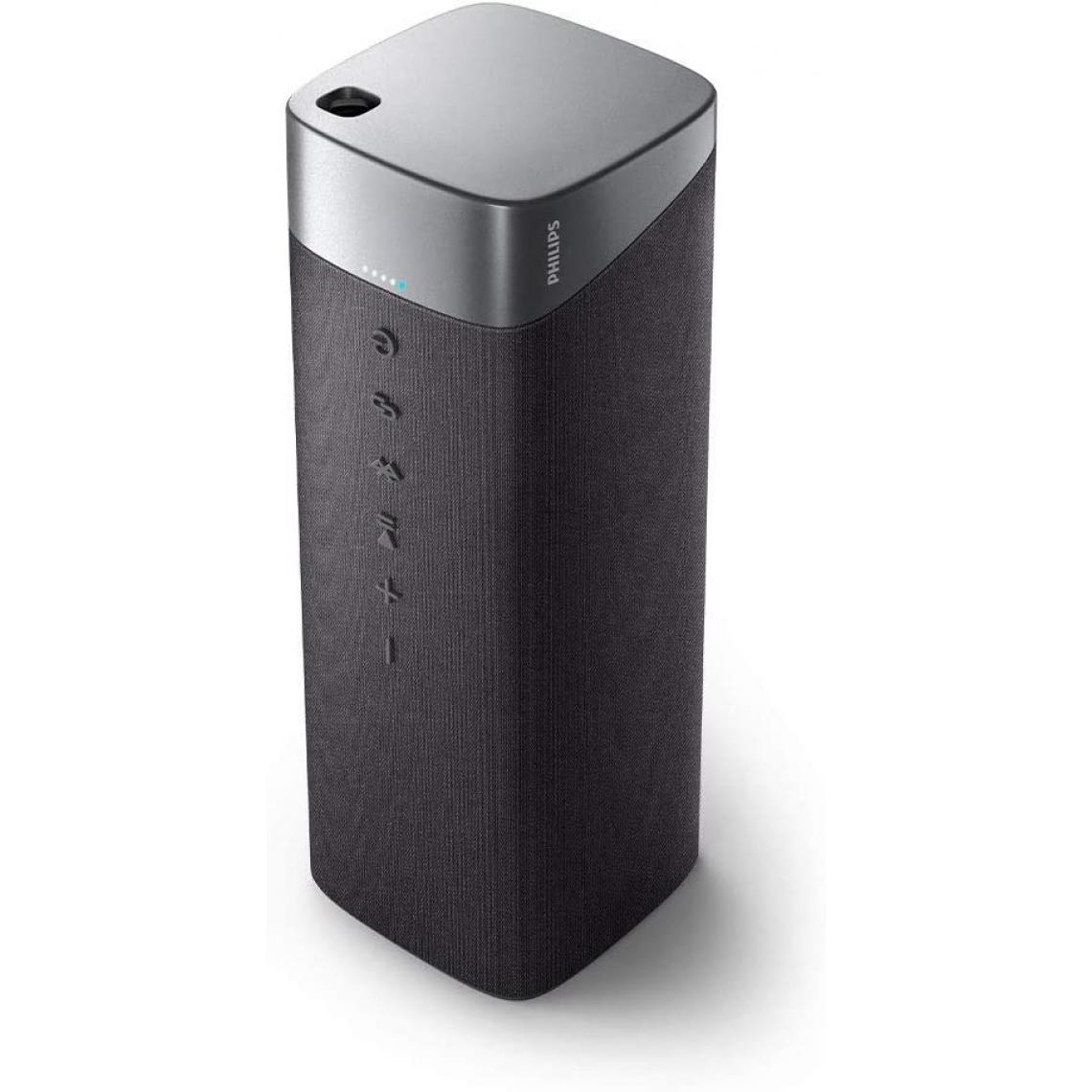 Philips - Haut-parleur Bluetooth avec fonction Power Bank 30W gris noir - Enceintes Hifi