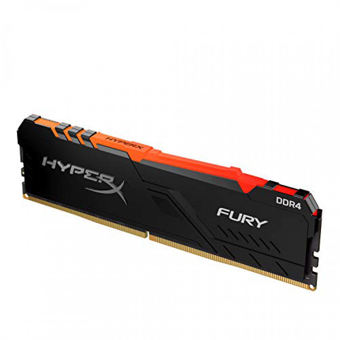 Hyperx - Fury RGB 16 Go DDR4 3000 MHz CL16 - RAM PC Fixe