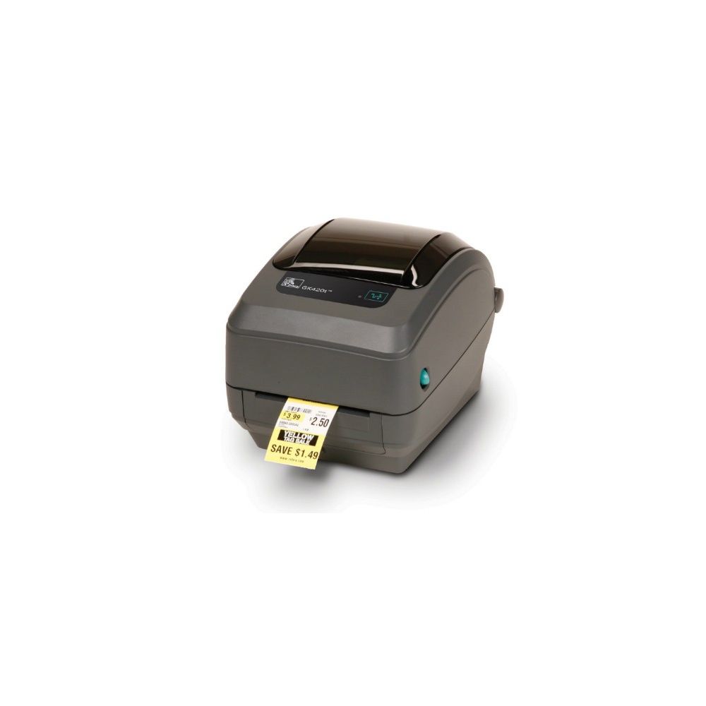 Zebra - Zebra GK420t imprimante pour étiquettes Thermique direct/Transfert thermique 203 x 203 DPI - Imprimantes d'étiquettes