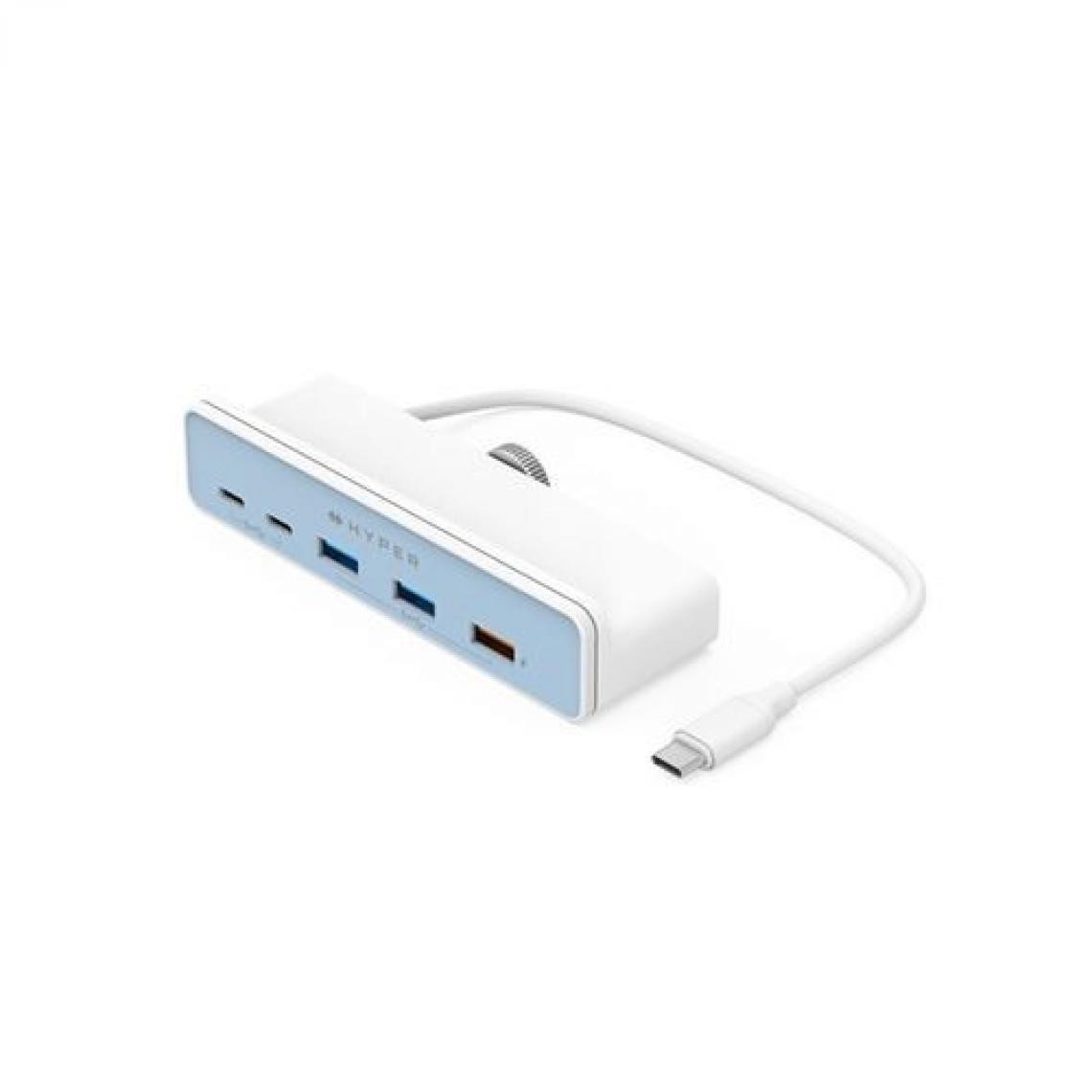 Hyperdrive - Hub USB Type C 5 en 1 HyperDrive Blanc pour iMac 24" - Hub