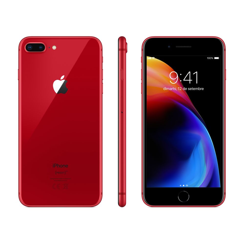 Apple - iPhone 8 Plus - 64 Go - MRT92ZD/A - PRODUCT RED Special Edition - iPhone