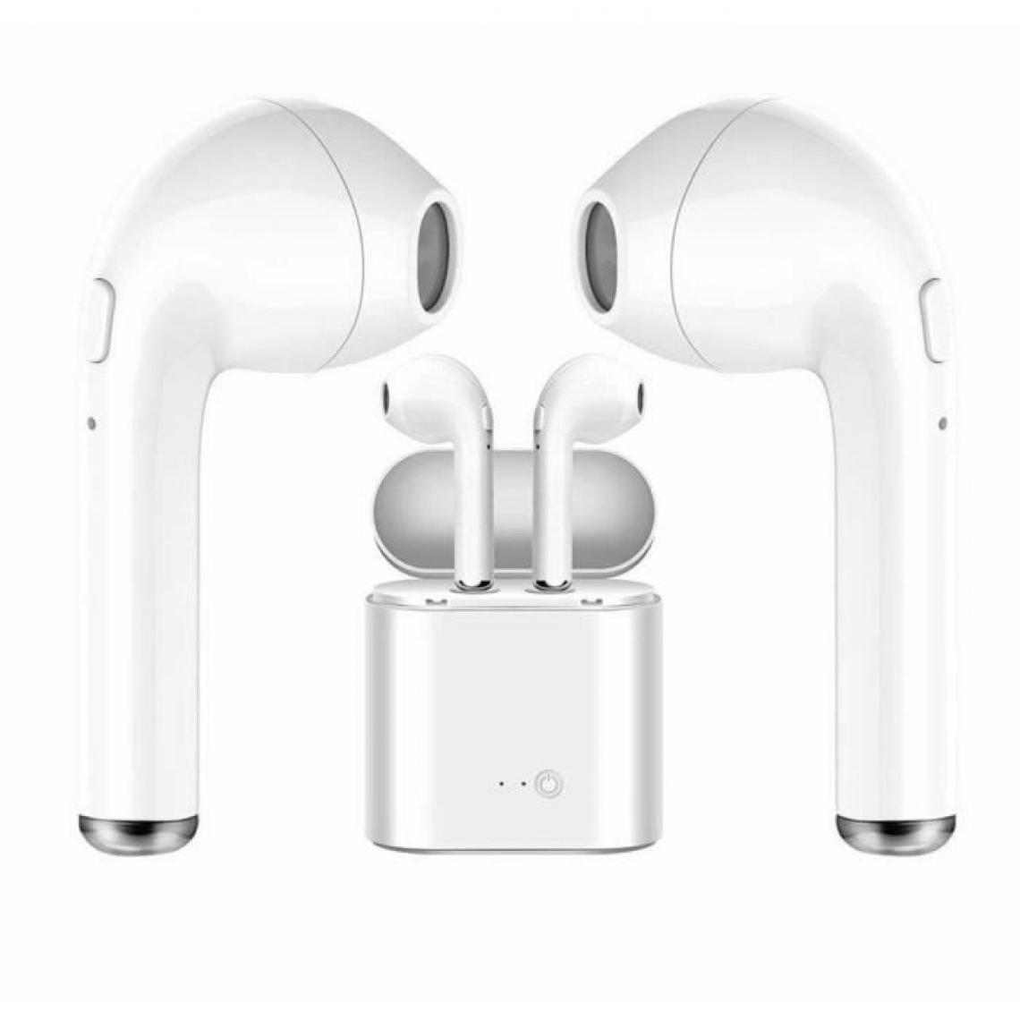 Inovalley - INOVALLEY CO3 W Ecouteurs stéréo bluetooth - Blanc - Ecouteurs intra-auriculaires