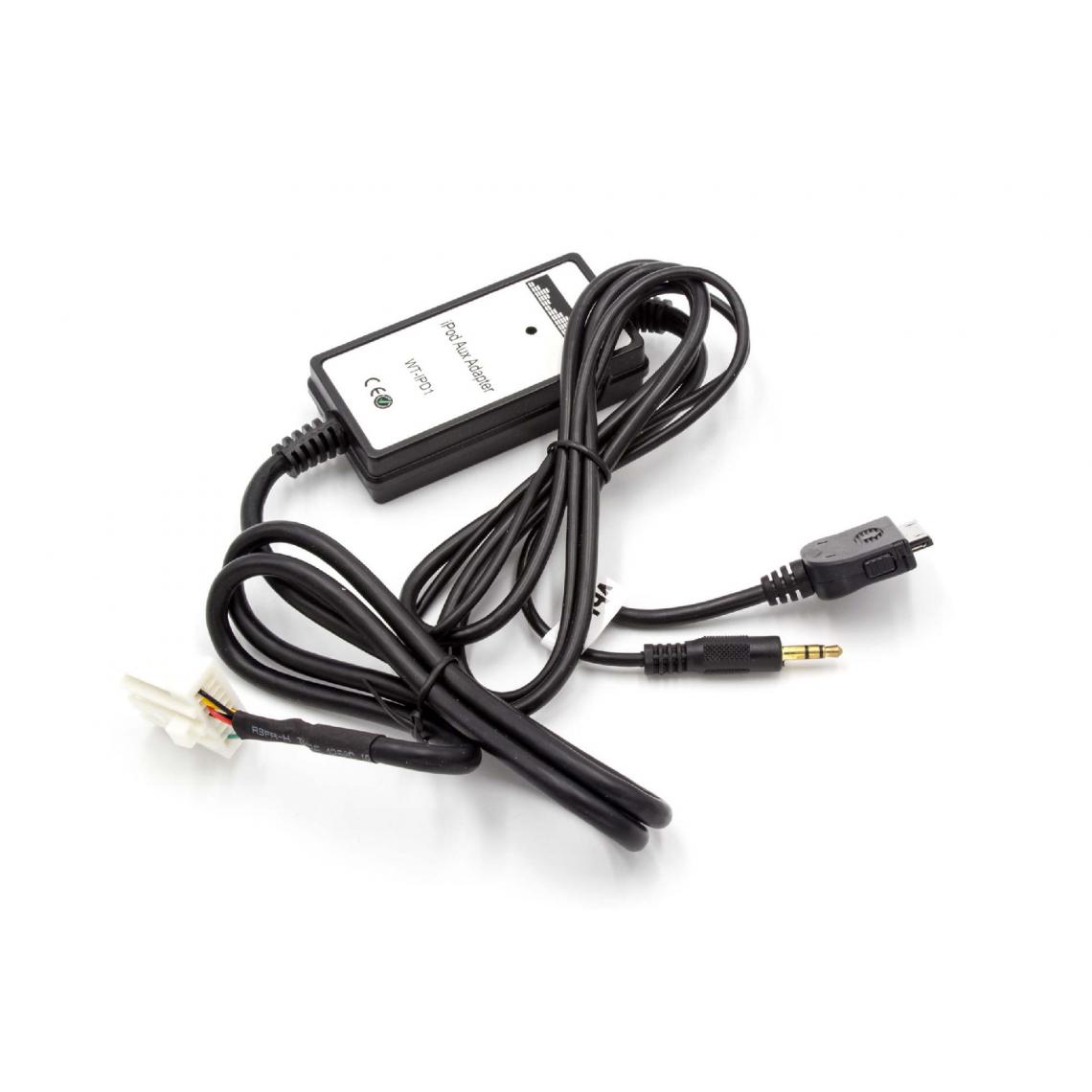 Vhbw - vhbw Câble adaptateur autoradio compatible avec Mazda / Apple, par exemple Apple Ipad 1, 2 - Alimentation modulaire