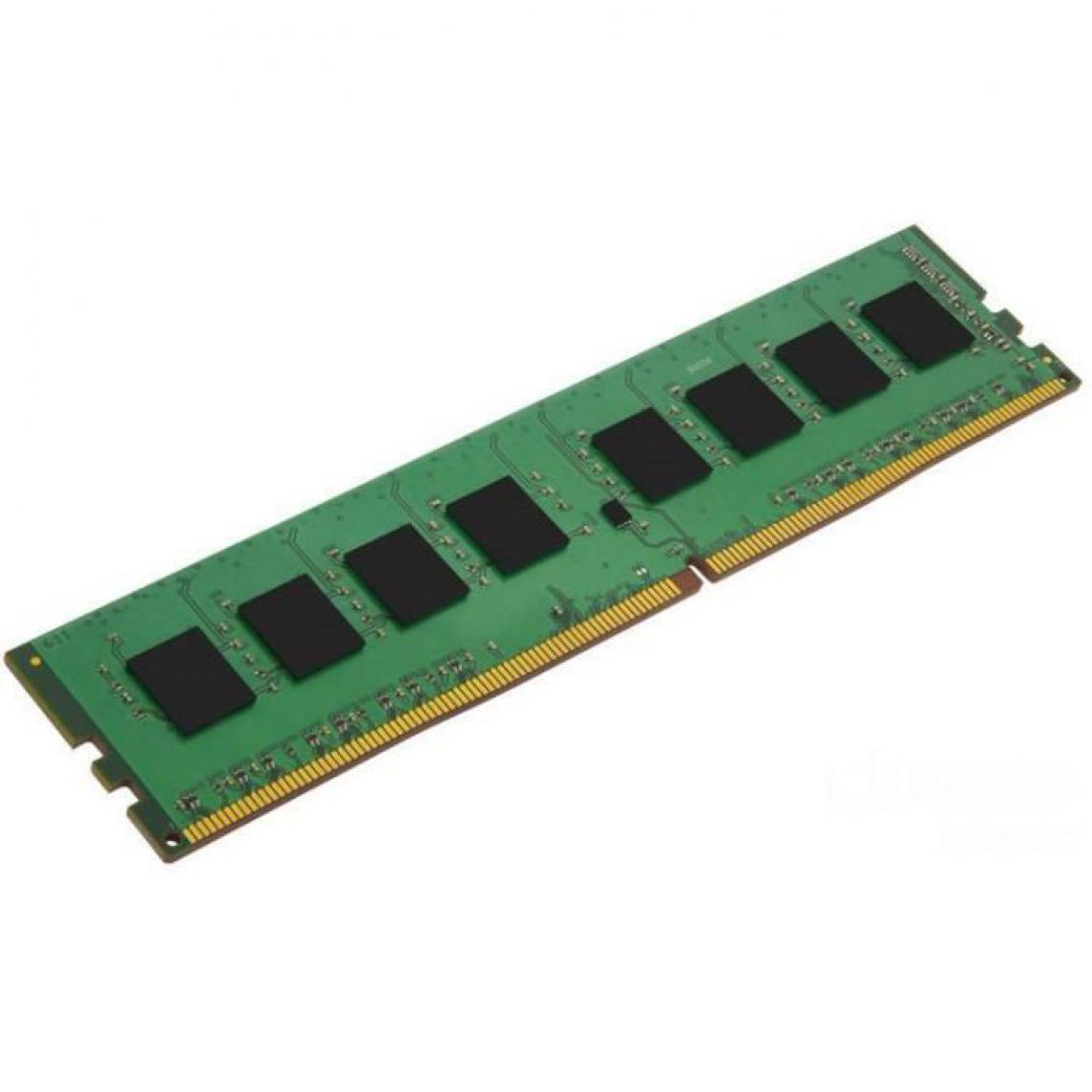 Kingston - KINGSTON Mémoire PC DDR4 ValueRAM - 4 Go - DIMM 288 broches - 2400 MHz / PC4-19200 - CL17 - 1.2 V - RAM PC Fixe