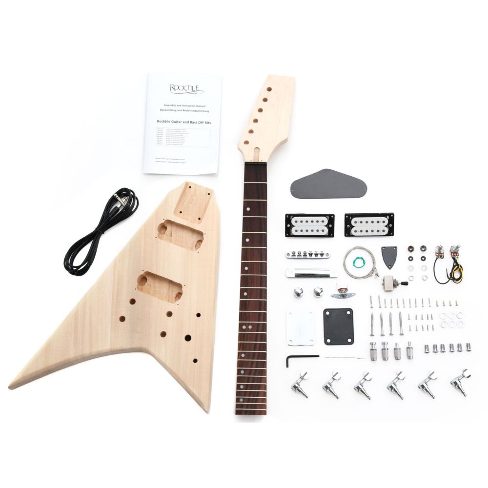 Rocktile - Rocktile kit de construction de guitare électrique style RR - Guitares électriques