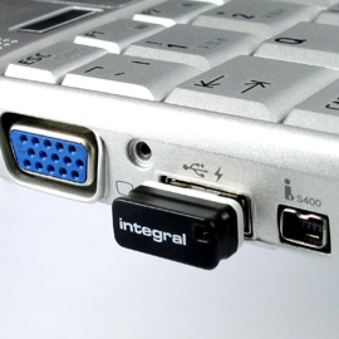 Integral - Clé USB Fusion Black 64GB - Clés USB