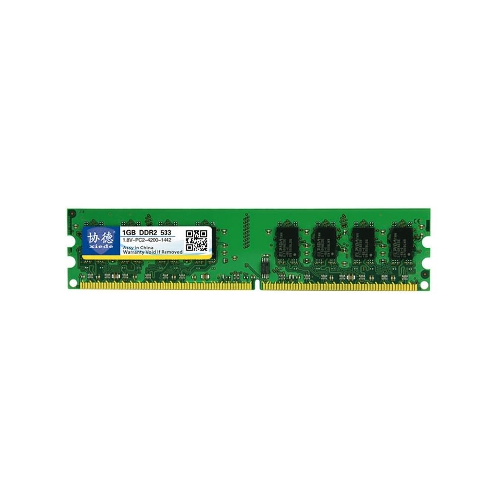 Wewoo - Mémoire vive RAM DDR2 533 MHz 1 Go Module de à compatibilité totale pour PC bureau - RAM PC Fixe