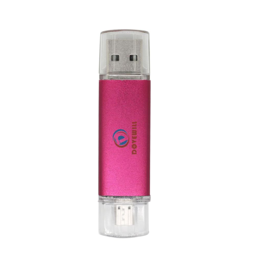 marque generique - Dovewill otg micro usb flash drive memory stick pour téléphone pc rose rose 16g - Clés USB