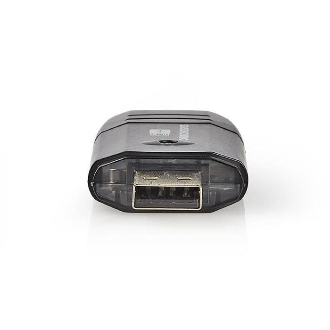 Nedis - Nedis Lecteur de carte | Multicarte | USB 2.0 - Accessoires Boitier PC