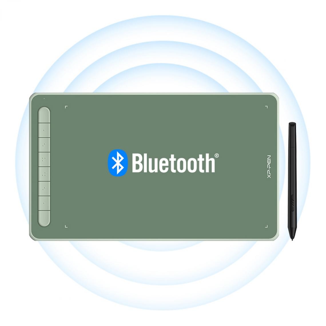 Xp-Pen - XPPen Deco LW Bluetooth Tablette Graphique Wireless 10x6 Pouces avec X3 Stylet 8192 Niveaux Tablette à Dessin Compatible Windows/Mac/Android/Chrome OS/Linux (Vert) - Tablette Graphique