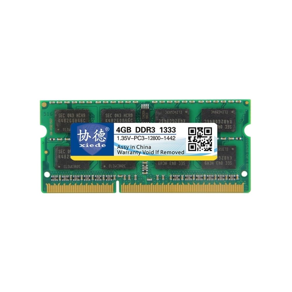 Wewoo - Mémoire vive RAM DDR3L Module de à compatibilité totale, 1333 MHz, 4 Go, 1,35 V pour ordinateur portable - RAM PC Fixe