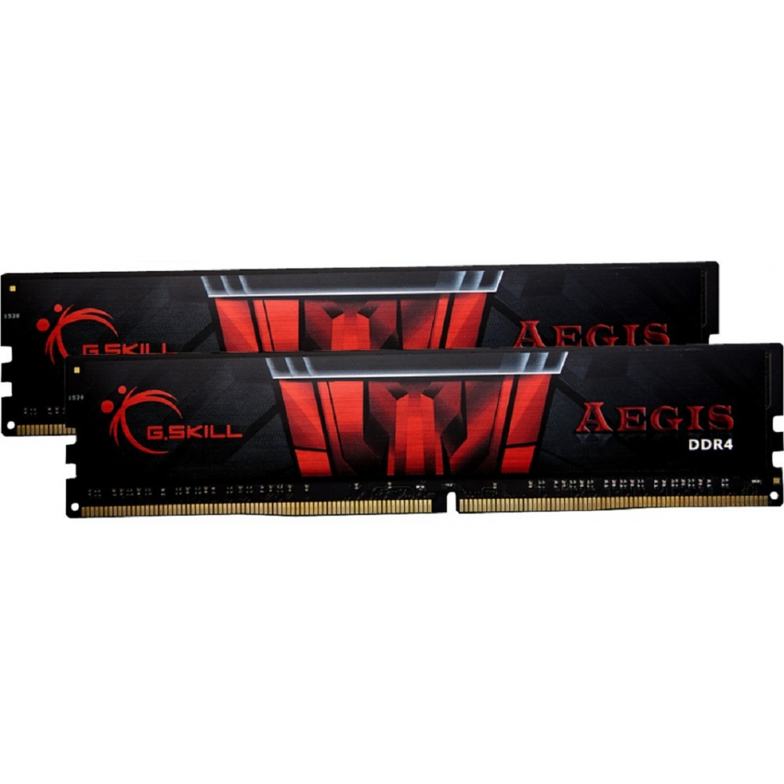 G.Skill - Aegis - 2 x 8 Go - DDR4 3000 MHz - Noir/Rouge - RAM PC Fixe