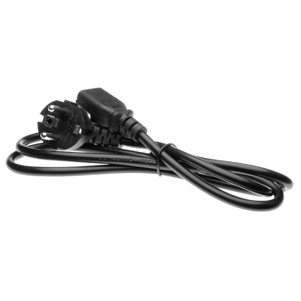 Vhbw - vhbw Câble d'alimentation cordon électrique Schuko Secteur Prise C13 3 dents 1.2m pour PC portable, Monitor, Imprimante - Accessoires alimentation