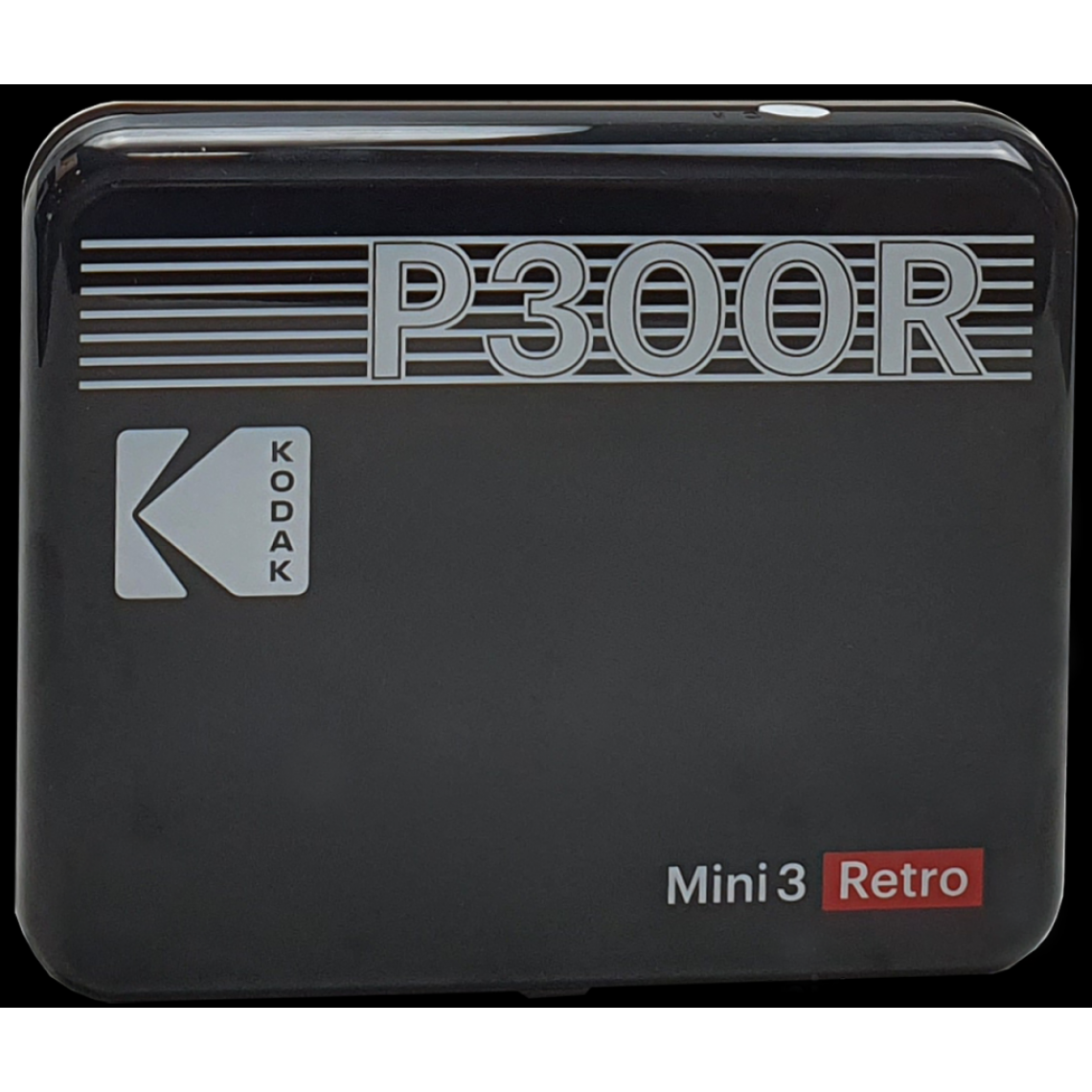 Kodak - KODAK Mini Retro 2 P300 - Mini Imprimante Connectée (Photo format Carré 7,6 x 7,6 cm - 3 x 3'', Bluetooth, Batterie Lithium, Sublimation Thermique 4Pass, 8 photos incluses) Noir-Noir-3 x3 '' - Imprimantes d'étiquettes