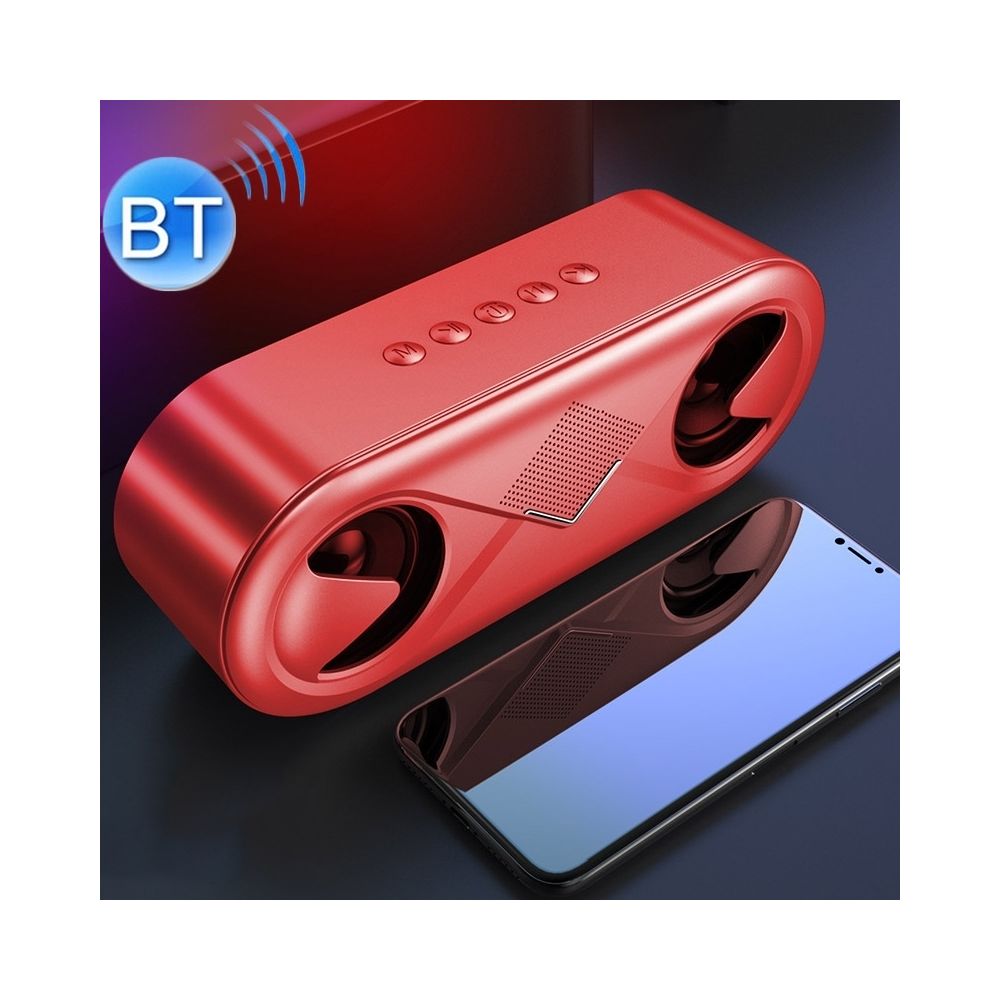 Wewoo - Mini enceinte Bluetooth Haut-parleur pour mini-carte portable S6 (rouge) - Enceintes Hifi