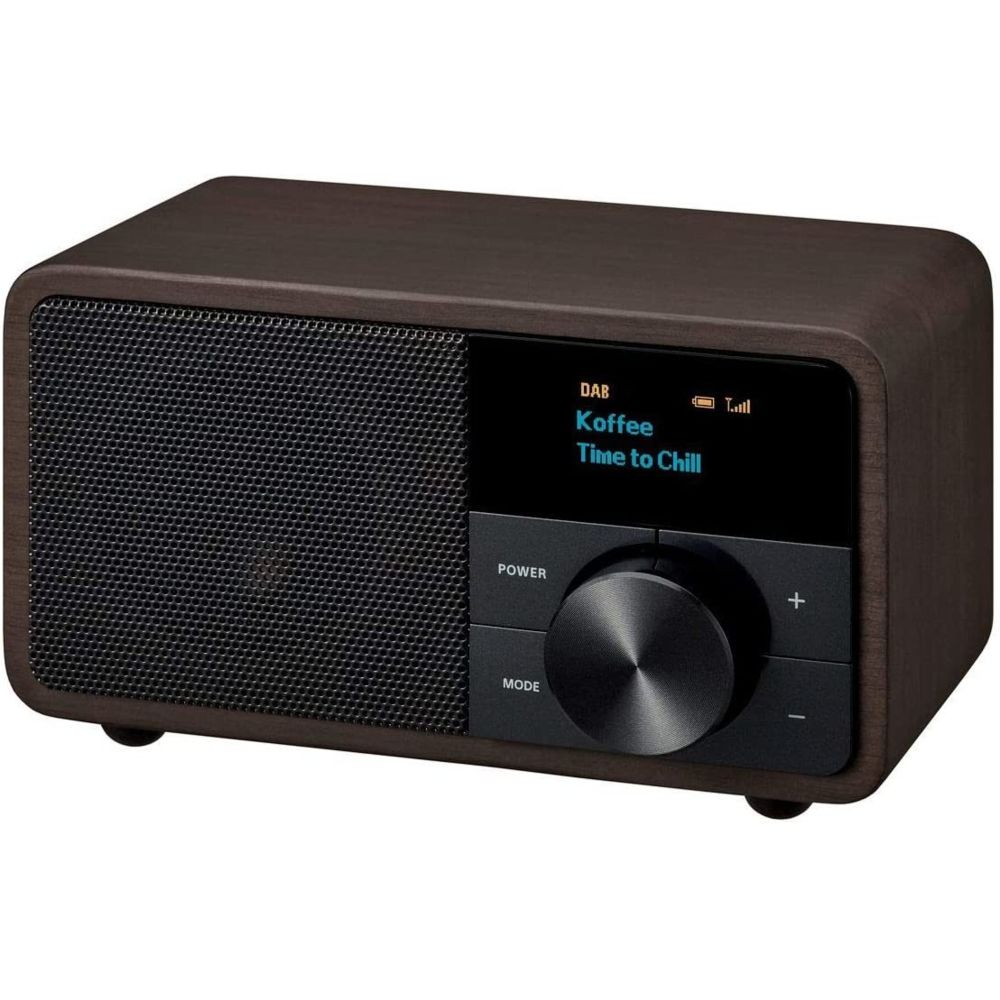 Sangean - Radio portable DAB+ FM avec écran LCD marron noir - Radio