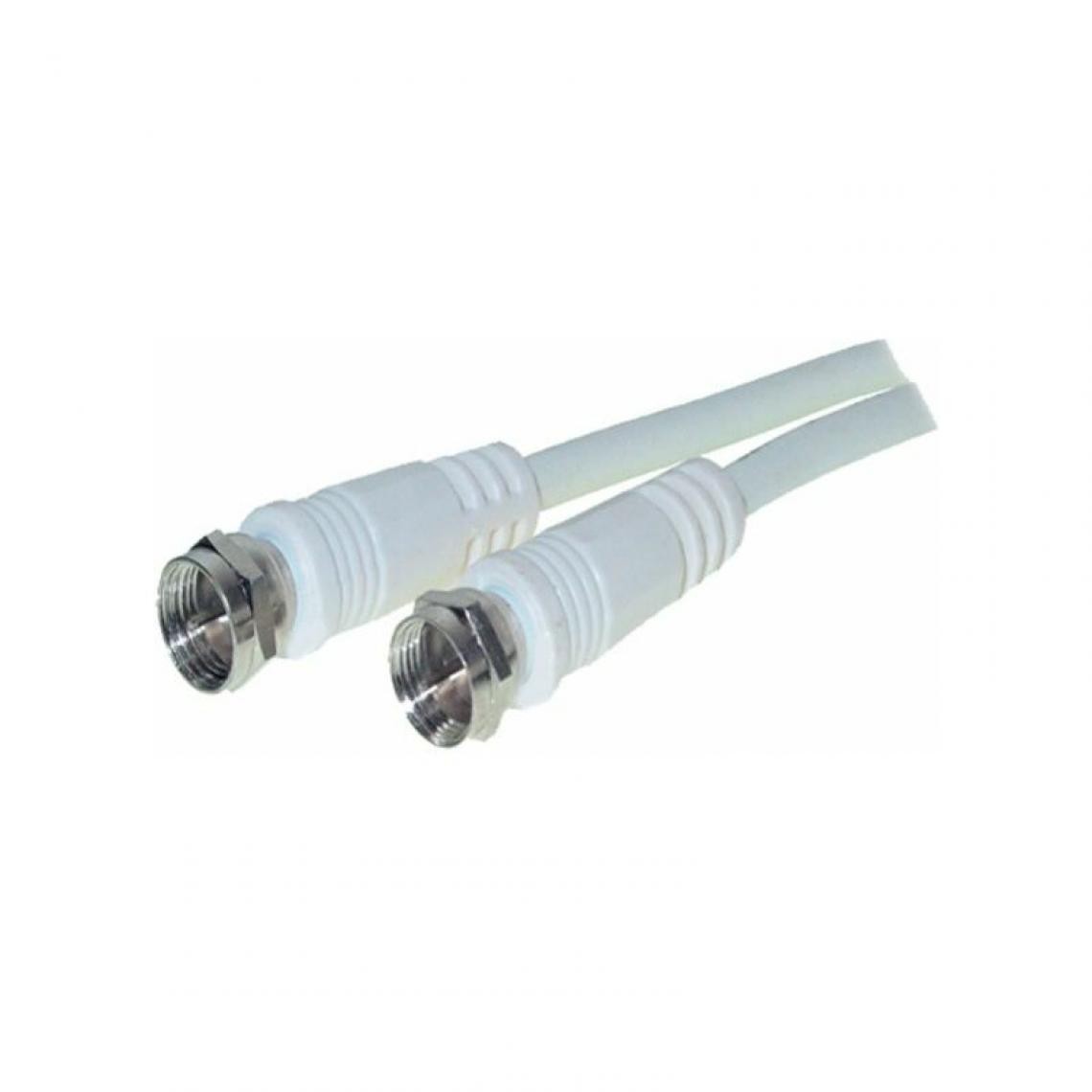 shiverpeaks - shiverpeaks BASIC-S Câble SAT, fiche mâle F - mâle F, 0,2 m () - Câble antenne