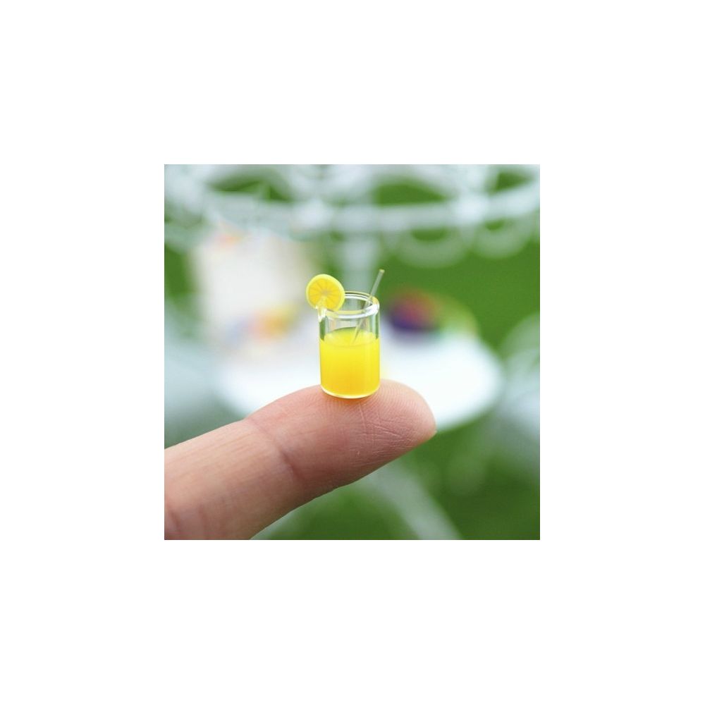 Wewoo - 5 PCS Mini Tasse D'eau Au Citron Miniature Maison De Poupée Accessoires Tasses Jouet Décoration Cadeaux À Jus D'orange Et - Briques et blocs
