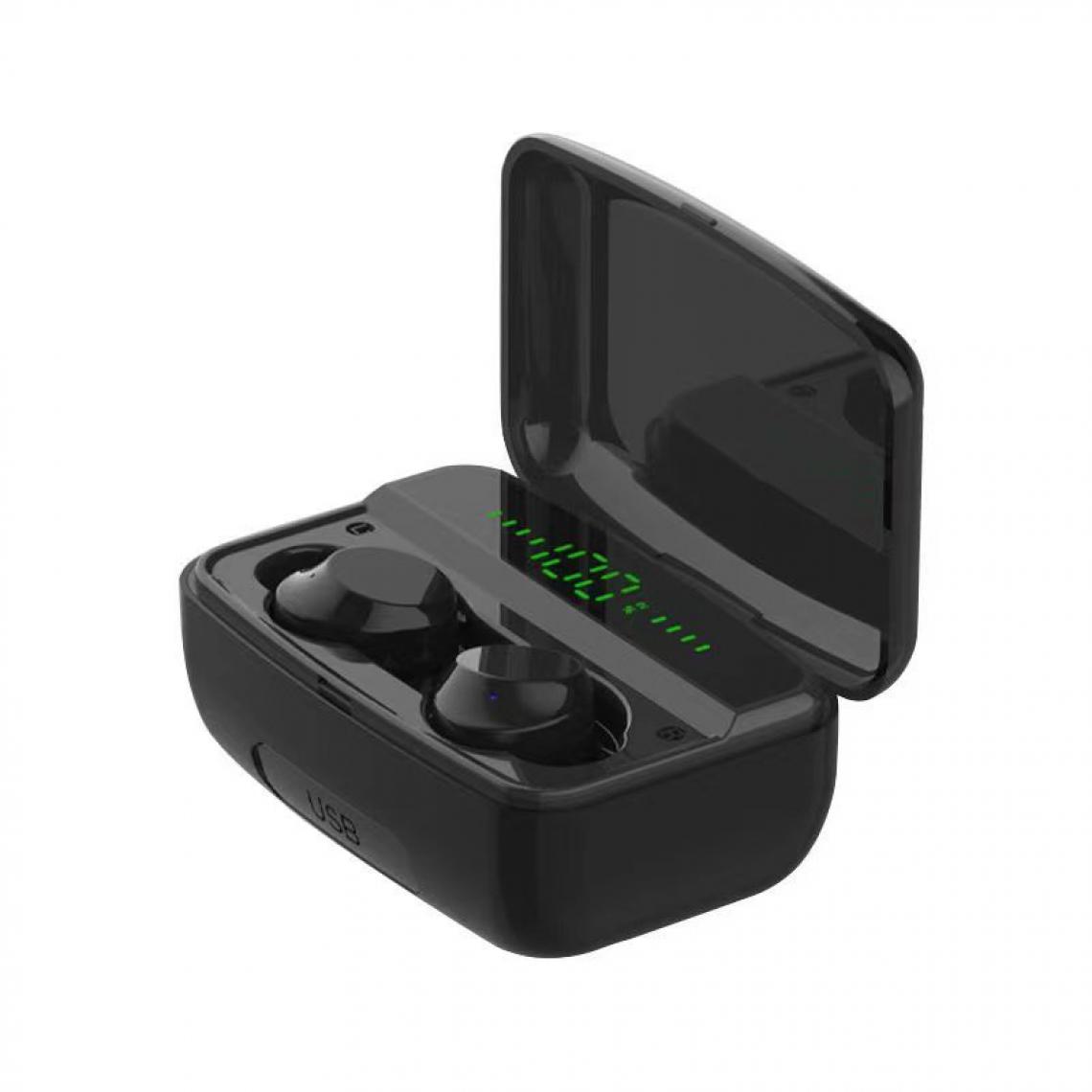 Chrono - Écouteurs sans fil Bluetooth, 150H Playtime Bluetooth 5.0 IPX8 Étanche Touch Control Ture Écouteurs sans fil avec micro Écouteurs Deep Bass Sports intra-auriculaires Bluetooth avec microphone Facileï¼noirï¼ - Ecouteurs intra-auriculaires