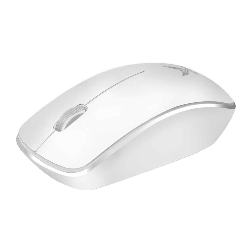 marque generique - 2.4ghz optique ordinateur souris de jeu sans fil avec usb nano ergonomique blanc - Souris