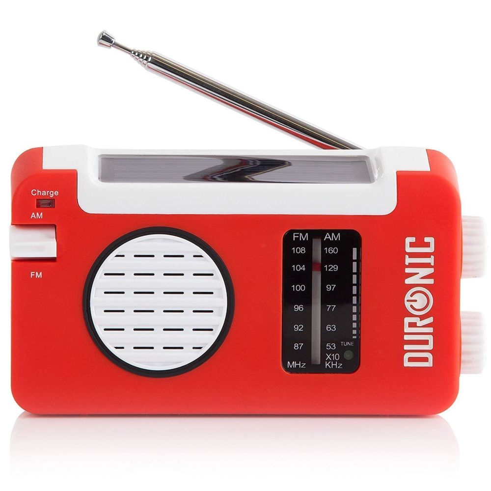 Duronic - Duronic Hybrid Radio solaire / dynamo / USB - appareil d'urgence / parfait pour loisirs d'extérieurs - Radio