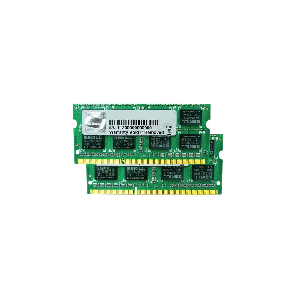G.Skill - DDR3 Notebook (SO DIMM) Series 8 Go (2 x 4 Go) - RAM PC Fixe