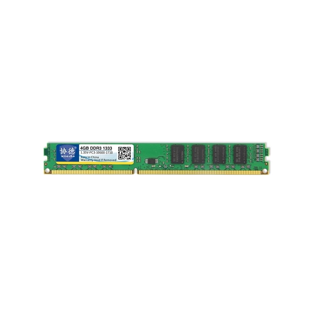 Wewoo - Mémoire vive RAM DDR3L 1600 MHz 4GB 1.35V Module de à compatibilité totale pour PC bureau - RAM PC Fixe