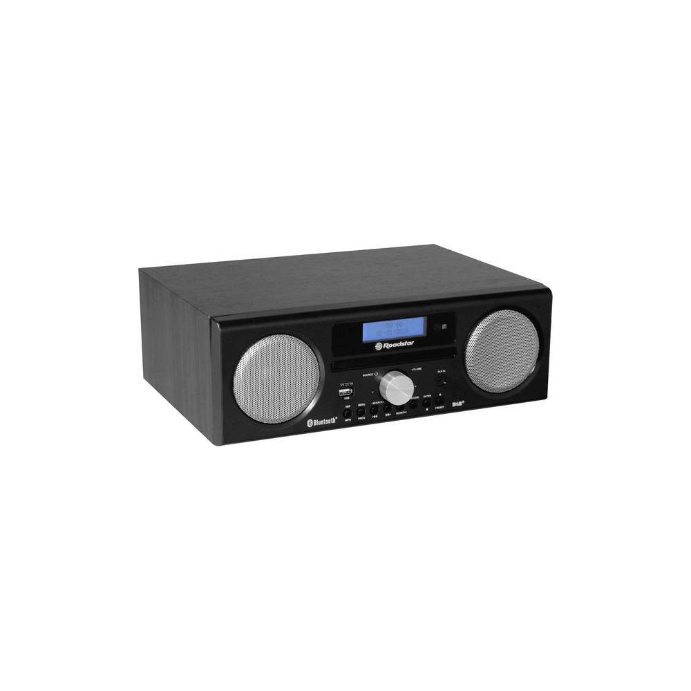 Roadstar - Radio de table DAB / DAB + / FM AVEC CD-MP3, BLUETOOTH, USB, AUX-IN noir - Platine