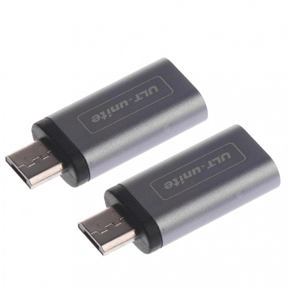 marque generique - 2x Micro USB 3.0 À USB Type C Convertisseur Adaptateur OTG Adapter Pour Android - Hub