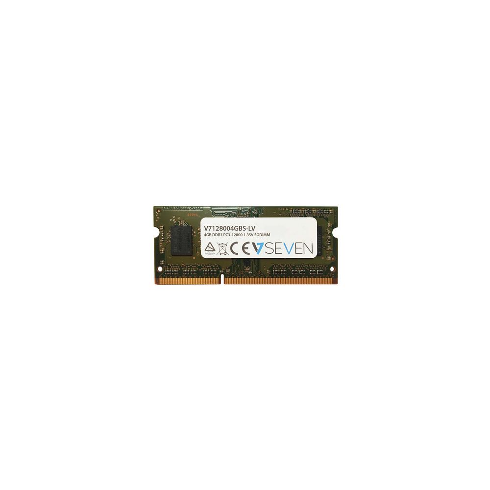V7 - V7 DDR3 4Gb 1600MHz PC3-12800 1.35V SODIMM (V7128004GBS-LV) - RAM PC Fixe