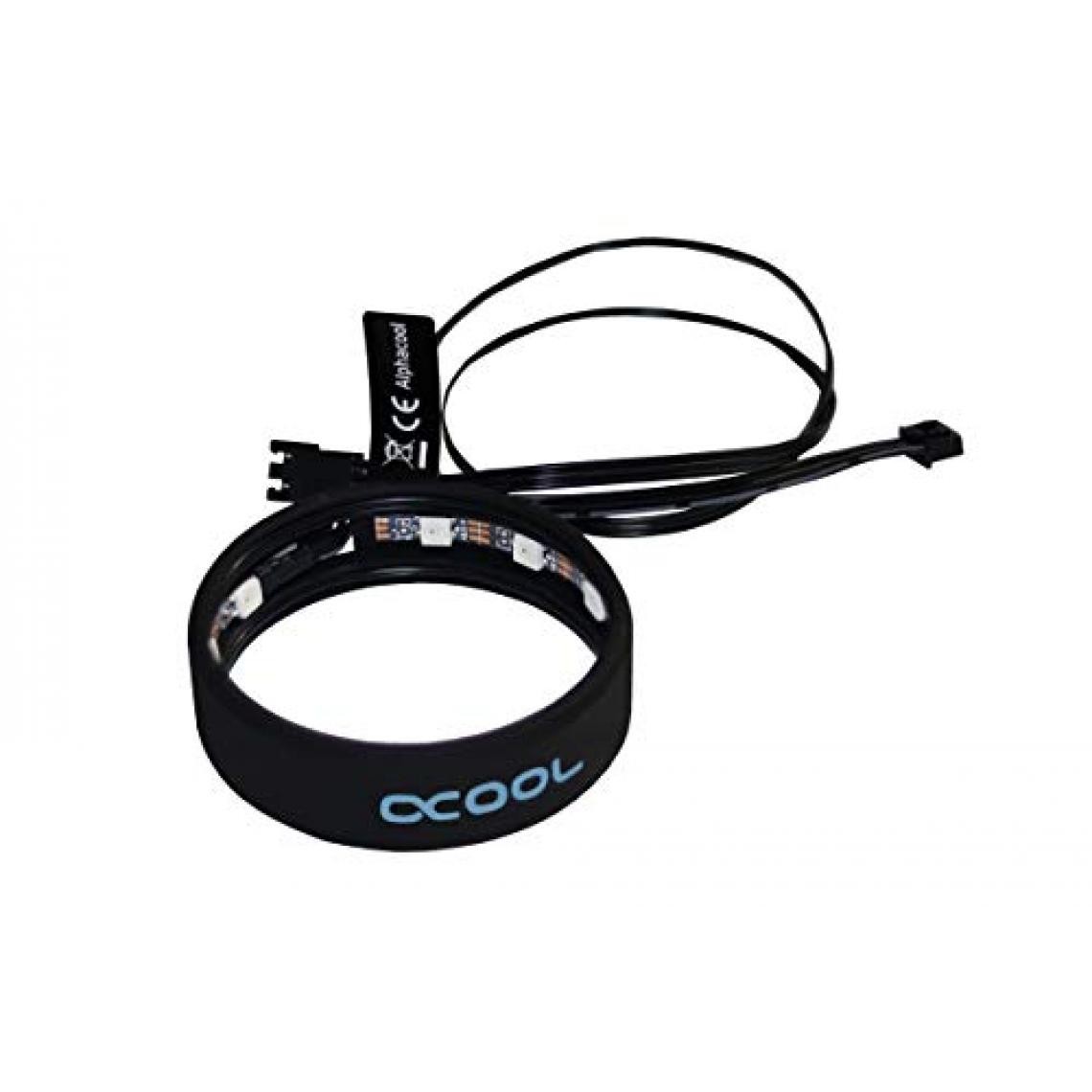 Alphacool - Anneau RGB pour Réservoir Ø60mm Aurora HardTube LED Ring (Noir) - Kit watercooling