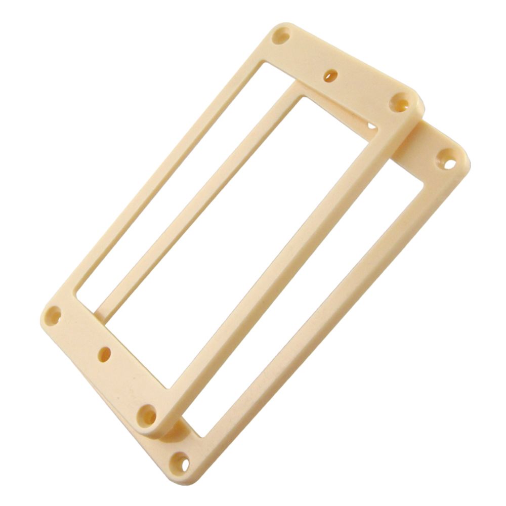 marque generique - Humbucker plastique pickup anneau de montage cadre pour guitare électrique beige - Accessoires instruments à cordes