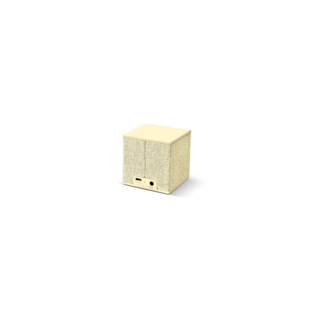 Fresh'N Rebel - Rockbox Cube Fabriq Jaune clair - Enceinte Bluetooth - Enceintes Hifi