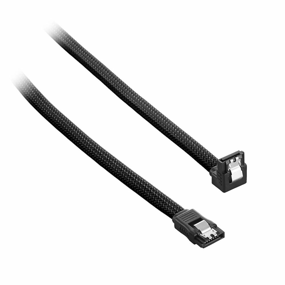 Cablemod - ModMesh Right Angle SATA 3 Cable 30cm - Noir - Câble tuning PC