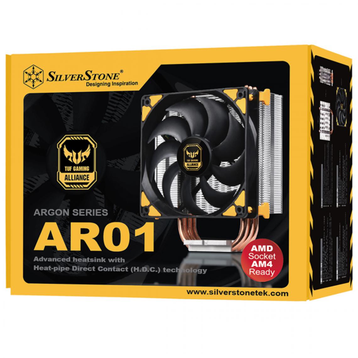 Silverstone - SST-AR01 argon-V3 CPU Cooler - 120mm - Ventilateur Pour Boîtier