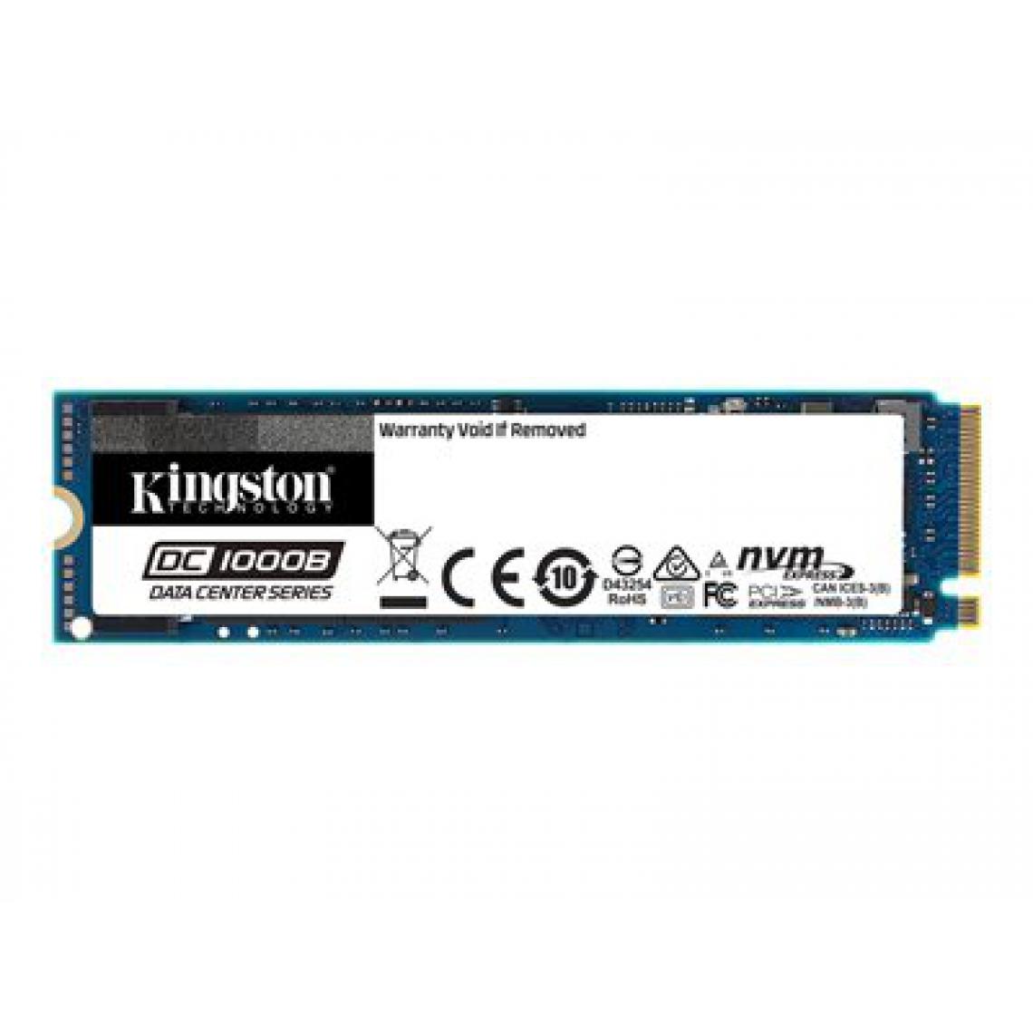 Kingston - DC1000B 960Go M.2 2280 Ent SSD DC1000B 960Go M.2 2280 Enterprise NVMe SSD - SSD Interne