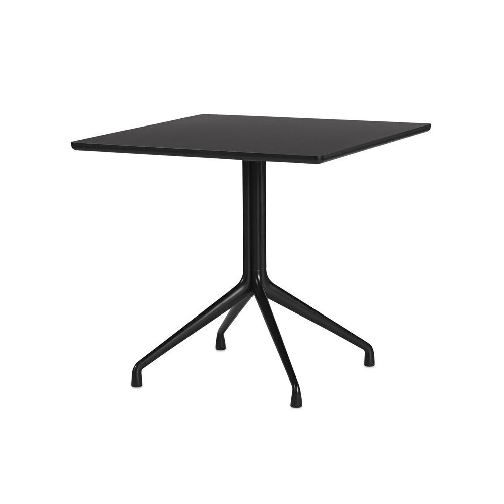 Hay - About A Table AAT15 - linoléum noir, bordure noire - Tables d'appoint
