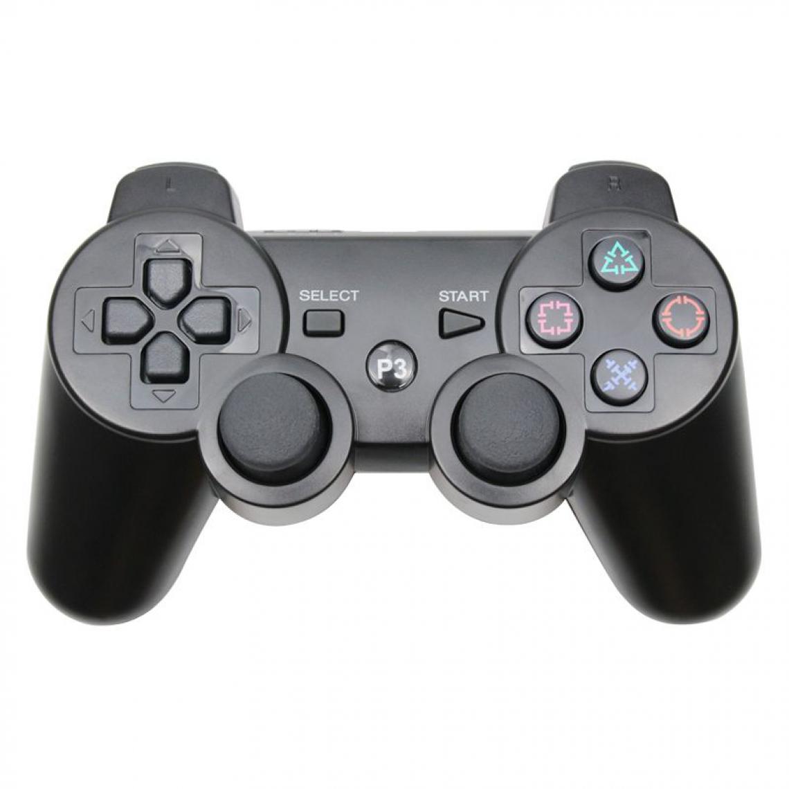Generic - Manette de jeu sans fil Bluetooth, Joystick, contrôleur PC  pour Console SONY PlayStation 3 , 6.11 * 3.94 inch - Gris  - Joystick