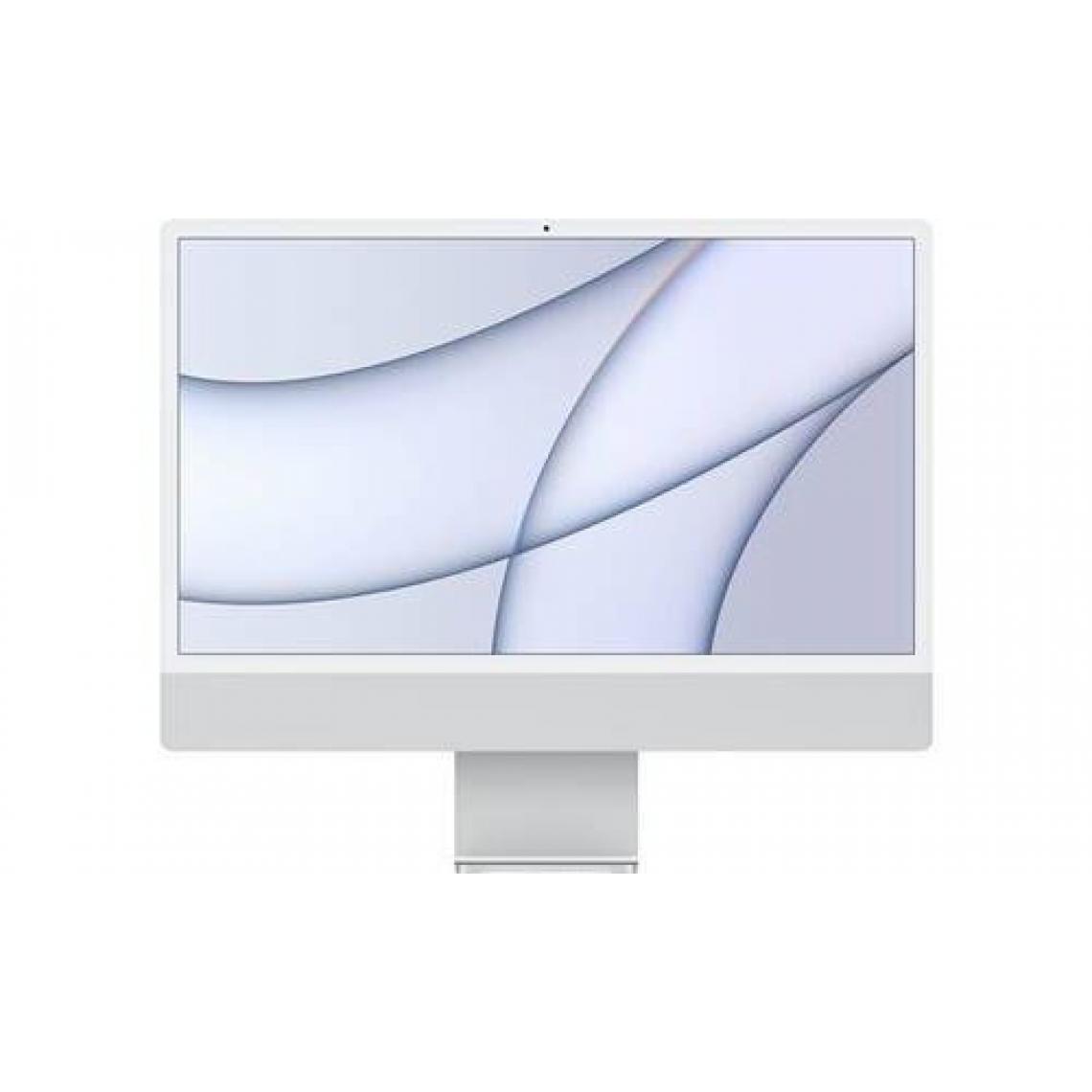 Apple - Apple iMac 24" 2 To SSD 16 Go RAM Puce M1 CPU 8 cœurs GPU 8 cœurs Argent Nouveau - PC Fixe