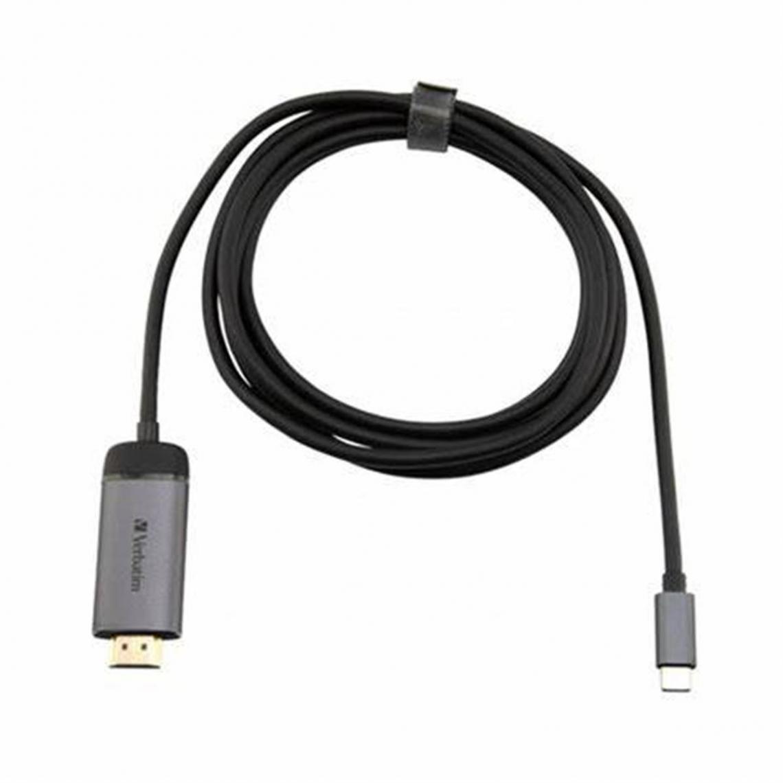 Verbatim - VERBATIM Cable USB3.0 Type C vers HDMI 4K 1.5m - Carte Graphique NVIDIA