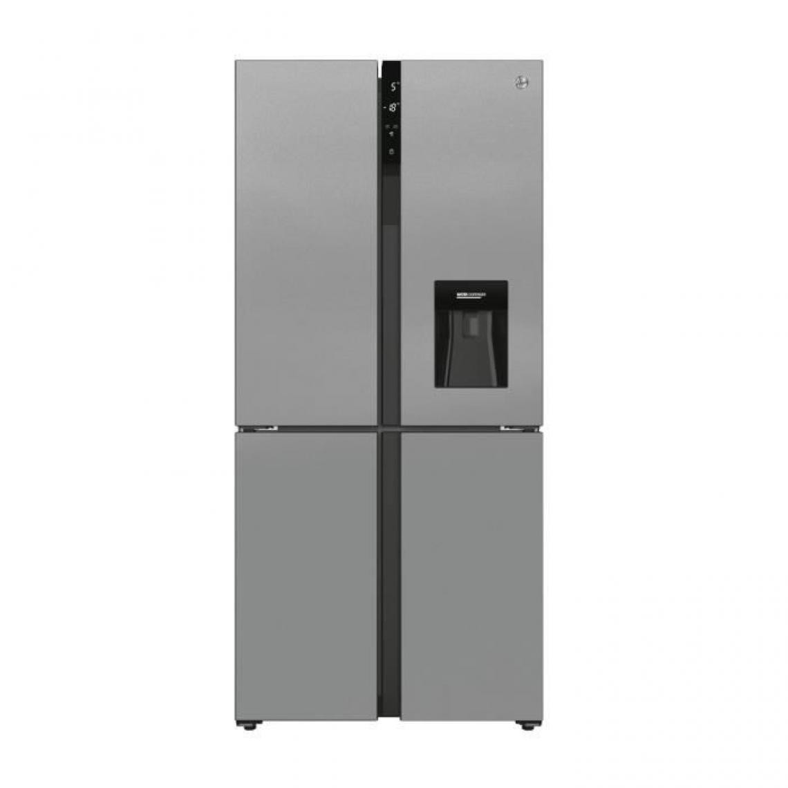 Hoover - HOOVER HSC818FXWD - Réfrigérateur Multi-portes - 432L - Total No Frost - H 183 cm x L 83 cm - 41 dB(A) - Simili Inox - Réfrigérateur américain