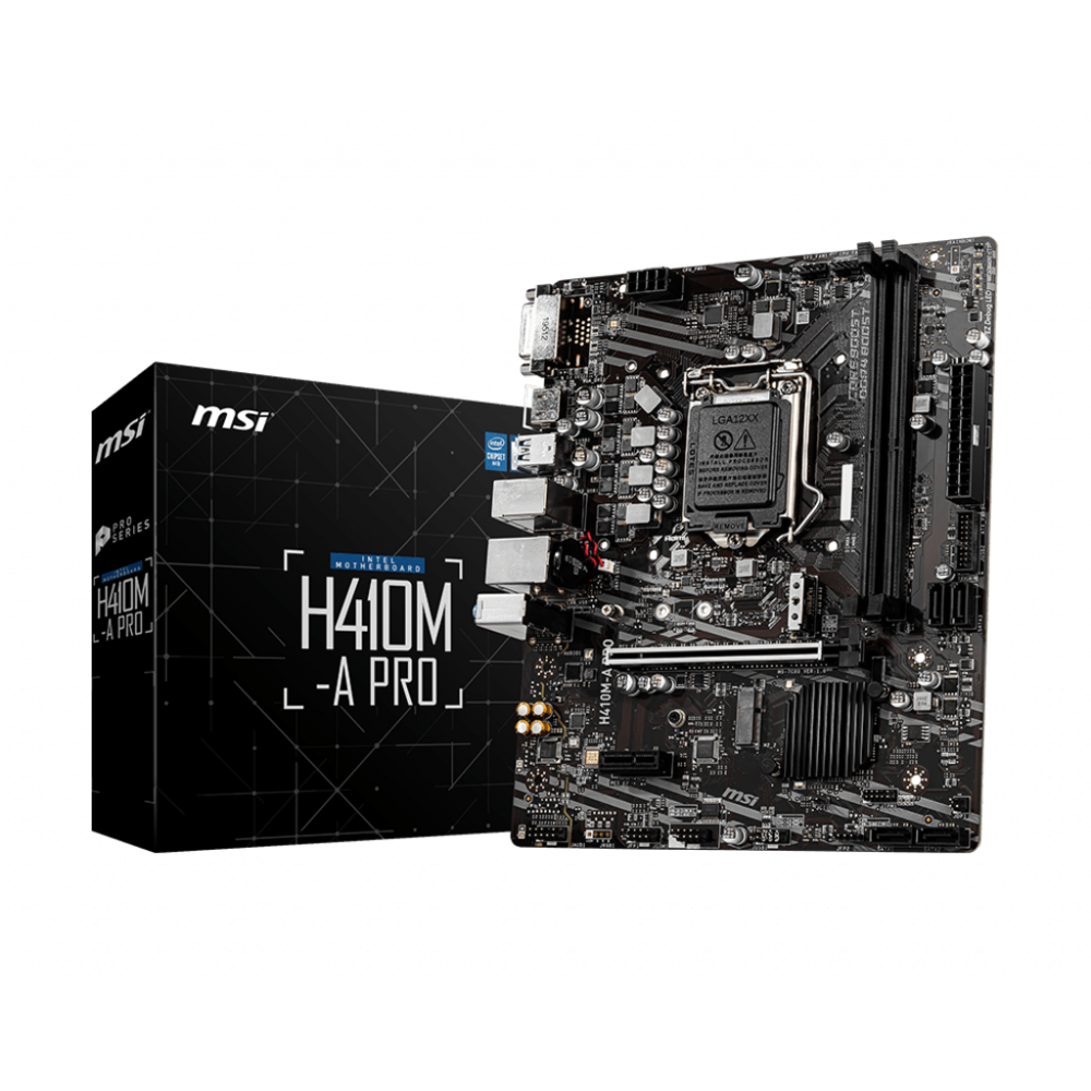 Msi - INTEL H410M-A PRO - Micro-ATX - Carte mère Intel