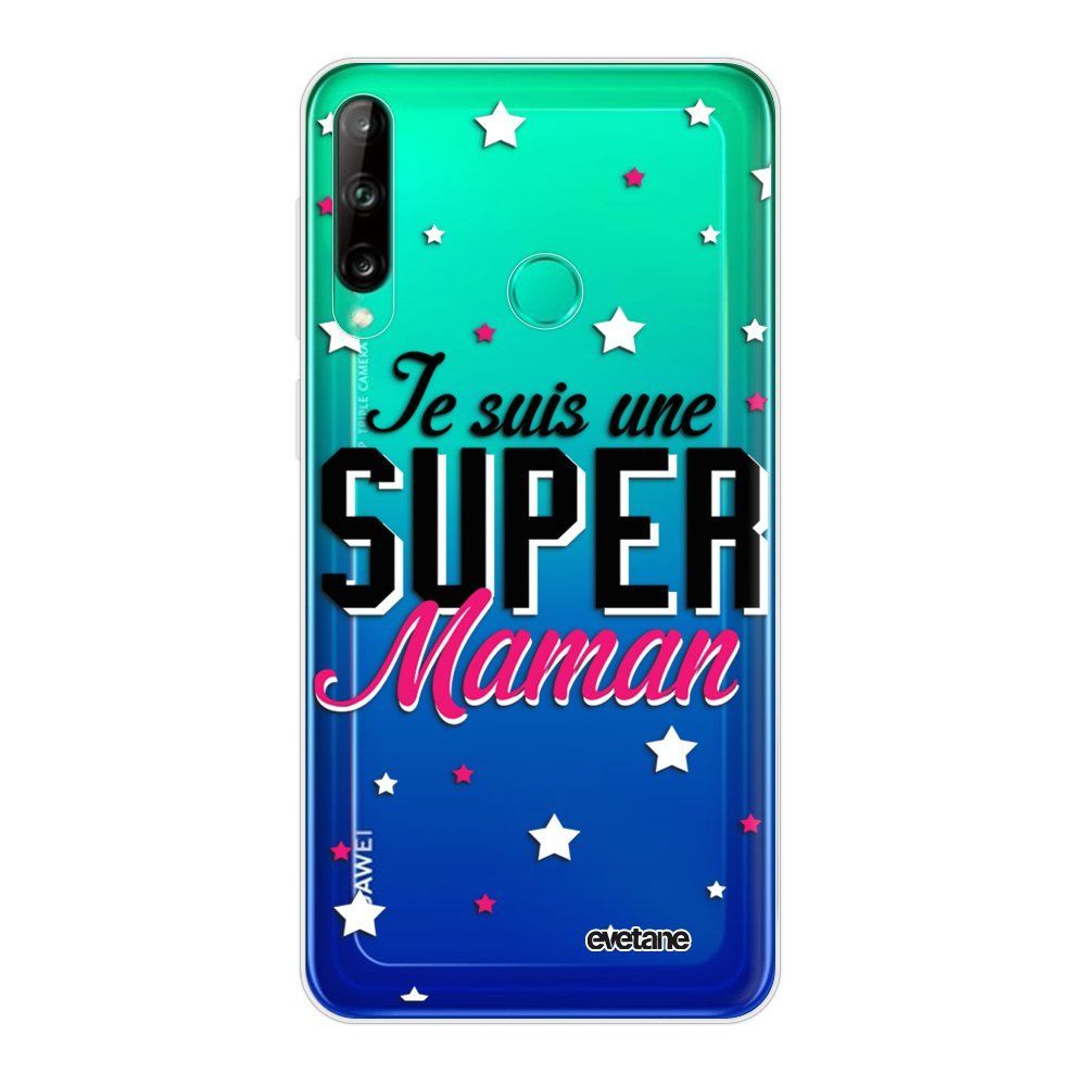 Evetane - Coque Huawei P40 Lite E 360 intégrale transparente Super Maman Ecriture Tendance Design Evetane. - Coque, étui smartphone
